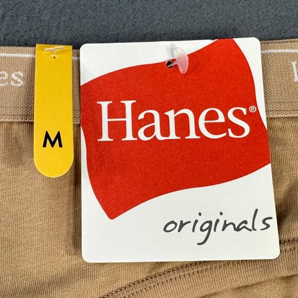 Hanes Originals Women's Size Medium Panty Hipster Beige New With Tags - Picture 3 of 8